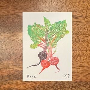 Inciardi Mini Print Beets